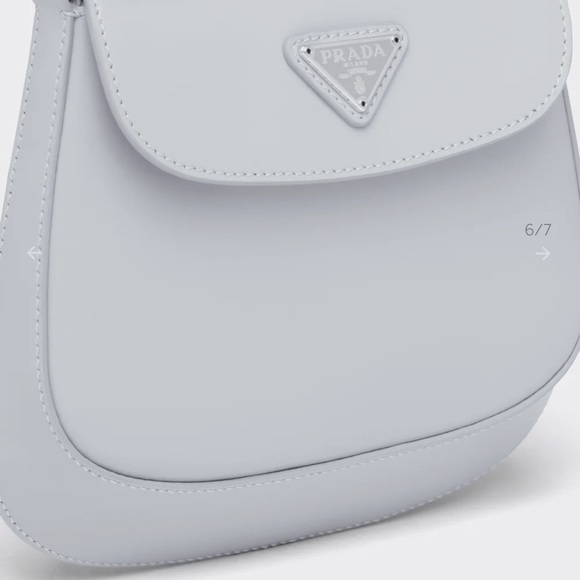 Prada Cleo Bag in Cornflower Blue NWT Never Worn Box/dust bag included - Picture 9 of 13